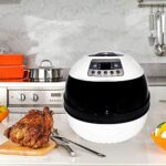 10 litrów 1300 W w pełni cyfrowa regulacja temperatury stal nierdzewna duża pojemność inteligentne gospodarstwo domowe bezolejowa frytkownica elektryczna frytki płyta… – Image 5