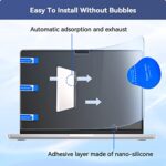 2 sztuki Osłona ekranu do MacBook Air 13,6 cala (2022-2024, chip M2, M3) - A2681 A3113, filtr chroniący przed niebieskim światłem do ekranu Mac Air 13″ M2, laptop z ekranem odpornym na zarysowania… – Image 3