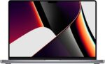 2021 Apple MacBook Pro z chipem Apple M1 Pro (16 cali, 16 GB pamięci RAM, dysk SSD 512 GB) (francuska klawiatura AZERTY) Space Gray (odnowiony)