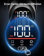 550 W/45 kPa Bezprzewodowy odkurzacz pionowy, 60 minut pracy Bezprzewodowy odkurzacz o dużej mocy z inteligentnym wyświetlaczem, odkurzacz pionowy do sierści zwierząt/dywanów/twardych podłóg, 2024... – Image 5