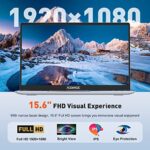 ACEMAGIC Laptop, metalowa obudowa, 15,6 cala FHD, 16 GB DDR4, 512 GB SSD, czterordzeniowy procesor Intel N95 (do 3,40 GHz), bateria N5095, Wi-Fi, BT5.0, USB 3.2,Typ... – Image 3