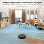 AIRROBO T20 Robot odkurzający i myjący, robot odkurzający z 3,5-litrową stacją i nawigacją LiDAR Mapowanie 180 min Autonomia dla sierści zwierząt, włosów, kurzu i dywanów,… – Image 3