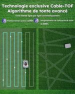 ANTHBOT Automatyczna kosiarka automatyczna – powierzchnia 1000 m², technologia Cable-TOF, trajektoria w kształcie litery U, sterowanie za pomocą aplikacji, precyzyjna mapowanie, dla maksymalnych nachyleń... – Image 5