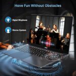 AOC 2024 Gaming Laptop Obudowa metalowa z podświetleniem, AMD Ryzen 7 5700U (8C/16T, do8217;do 4,3 GHz) Laptop dla graczy 16,1 cala, 16 GB DDR4, 512 GB M.2 SSD, WiFi… – Image 6