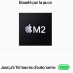 Apple 2022 MacBook Air z chipem M2: ekran Liquid Retina 13,6 cala, 8 GB pamięci RAM, 256 GB pamięci SSD; kolor gwiezdny – Image 3