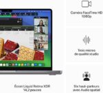 Apple 2023 MacBook Pro Laptop z procesorem M3, 8-rdzeniowym procesorem, 10-rdzeniowym procesorem graficznym: ekran Liquid Retina XDR 14,2 cala, 8 GB pamięci zunifikowanej, 512 GB pamięci SSD; kolor gwiezdna szarość – Image 4