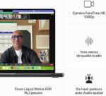 Apple 2023 MacBook Pro Laptop z procesorem M3 Pro, 12-rdzeniowym procesorem i 18-rdzeniowym procesorem graficznym: 16,2-calowy wyświetlacz Liquid Retina XDR, 18 GB pamięci zunifikowanej, 512 GB pamięci SSD; czarny... – Image 4