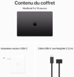 Apple 2023 MacBook Pro Laptop z procesorem M3 Pro, 12-rdzeniowym procesorem i 18-rdzeniowym procesorem graficznym: 16,2-calowy wyświetlacz Liquid Retina XDR, 18 GB pamięci zunifikowanej, 512 GB pamięci SSD; czarny... – Image 6
