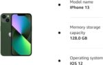 Apple iPhone 13, 128 GB, zielony – (odnowiony) – Image 6