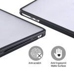 BlueSwan Obudowa kompatybilna z MacBookiem Air 15 cali 2024 M3 / 2023 M2, A3114 / A2941 z wyświetlaczem Retina 15,3″, silikonową ramką TPU, twardym etui ochronnym, pokrowcem chroniącym przed zarysowaniami -… – Image 4