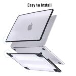 BlueSwan Obudowa kompatybilna z MacBookiem Air 15 cali 2024 M3 / 2023 M2, A3114 / A2941 z wyświetlaczem Retina 15,3″, silikonową ramką TPU, twardym etui ochronnym, pokrowcem chroniącym przed zarysowaniami -… – Image 6