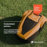 blumfeldt Inteligentna kosiarka automatyczna z akumulatorem litowo-jonowym Do 3 godzin pracy, powierzchnia koszenia 1400 m², kosiarka automatyczna, z kablem obwodowym, cicha praca – Image 5