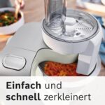 Bosch MUM58L20 Robot kuchenny – Mocna maszyna o mocy 1000 W do gotowania i pieczenia – 7 prędkości + turbo – Miska ze stali nierdzewnej o pojemności 3,9 l – Z akcesoriami – Kolor szary  – Image 6