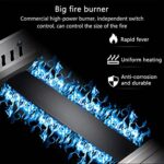 CGLYYDS Profesjonalna frytkownica gazowa LPG, komercyjna frytkownica ze stali nierdzewnej z koszami i pokrywami, do kuchni domowej, restauracyjnej... – Image 5