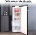 CHiQ zamrażarka szafkowa FSD166NE4E 166 l czarna Stal nierdzewna, odwracalne drzwi, 42 db, 12 lat gwarancji na sprężarkę – Image 5