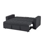 KONCEPCJA FABRYKI – 3-osobowa rozkładana sofa z lnu | NOHO ciemnoszary | Bardzo praktyczna modułowa konstrukcja | Współczesny design | Łóżko 2-osobowe: powierzchnia do spania 160 x 160 cm | Konstrukcja... – Image 5