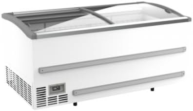 Zamrażarka szklana 187 cm o pojemności 643 litrów