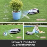 dreame A1 Inteligentna kosiarka automatyczna, bezprzewodowa kosiarka automatyczna z funkcją perymetryczną, sterowanie za pomocą aplikacji, technologia OmniSense, intuicyjne zarządzanie strefami, omijanie przeszkód... – Image 6