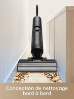 dreame H12 Pro Inteligentny bezprzewodowy odkurzacz do czyszczenia na mokro i sucho, suszenie gorącym powietrzem, czyszczenie krawędzi, zbiornik na wodę o pojemności 900 ml, 35 minut pracy, wyświetlacz LED – Image 2