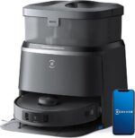 ECOVACS Odkurzacz automatyczny DEEBOT T30 Omni z mini stacją Odkurzacz automatyczny z funkcją mycia, adaptacyjnym czyszczeniem na mokro TruEdge™, szczotką ZeroTangle, 11 000 PA, czyszczeniem mopów...