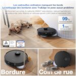 ECOVACS Odkurzacz automatyczny DEEBOT T30 Omni z mini stacją Odkurzacz automatyczny z funkcją mycia, adaptacyjnym czyszczeniem na mokro TruEdge™, szczotką ZeroTangle, 11 000 PA, czyszczeniem mopów... – Image 4