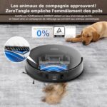 ECOVACS Odkurzacz automatyczny DEEBOT T30 Omni z mini stacją Odkurzacz automatyczny z funkcją mycia, adaptacyjnym czyszczeniem na mokro TruEdge™, szczotką ZeroTangle, 11 000 PA, czyszczeniem mopów... – Image 5