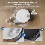 ECOVACS DEEBOT T30S Odkurzacz automatyczny ze stacją, robot odkurzający i myjący z szczotką ZeroTangle, 11000 Pa, adaptacyjne czyszczenie na mokro TruEdge™, czyszczenie mopów... – Image 4