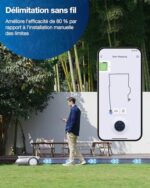 ECOVACS Goat G1-800 Bezprzewodowa kosiarka automatyczna o zasięgu 800 m² (unikanie przeszkód 3D AIVI, inteligentne planowanie, zarządzanie 16 strefami, ustawianie stref zabronionych,… – Image 3