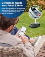 ECOVACS GOAT GX-600 Kosiarka automatyczna bez ustawiania granic dla ogrodów o powierzchni maks. 600 m², naciśnij i koszenie, AIVI 3D omijanie przeszkód, logiczne koszenie, tarcza z ostrzami... – Image 3