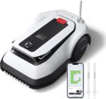 Kosiarka automatyczna ECOVACS G1 (bezprzewodowe wyznaczanie granic, omijanie przeszkód 3D AIVI, inteligentne planowanie, powierzchnia koszenia 1600 m2, ustawianie strefy zakazu dostępu,…