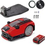 Einhell Kosiarka automatyczna FREELEXO CAM 500 Power X-Change (18 V, kamera zastępująca kabel obwodowy, 500 m², silnik bezszczotkowy, nachylenie do 25%, szerokość koszenia 18 cm,…