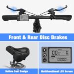 ELEKGO Rower elektryczny 16 cali Składany rower 36 V 8,4 Ah Akumulator Rower podmiejski, silnik 250 W Rower miejski, do 35-70 km Rower elektryczny dla dorosłych – Image 5