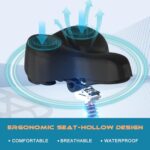 ELEKGO Rower elektryczny, 26″ Rower elektryczny, rower elektryczny wspomagany pedałowaniem z akumulatorem 8,4 Ah, 250 W, wyświetlaczem LCD, rower miejski, dla dorosłych 35-70 km – Image 6