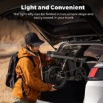 ENGWE Elektryczny rower dla dorosłych Rower elektryczny z wymienną baterią 48 V 10 Ah, rowery elektryczne 14 cali, składany rower elektryczny 25 km/h, do 50 km T14 – Image 5