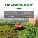 Zestaw kosiarki automatycznej Kosiarka spalinowa 7,5 KM, czterosuwowa kosiarka spalinowa z pilotem zdalnego sterowania, kosiarka gąsienicowa Pokonuje nachylenia do 30°,... – Image 5