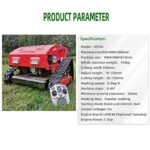Zestaw kosiarki automatycznej Kosiarka spalinowa 7,5 KM, czterosuwowa kosiarka spalinowa z pilotem zdalnego sterowania, kosiarka gąsienicowa Pokonuje nachylenia do 30°,... – Image 6