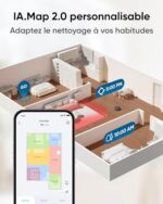 eufy X10 Pro Omni Odkurzacz automatyczny ze stacją, 8000 Pa, automatyczne mycie i suszenie pedałów czyszczących, system samoczynnego opróżniania, samoczynne napełnianie, omijanie przeszkód – Image 6