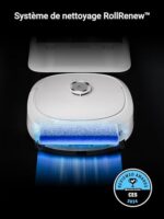 EUREKA J20 Robot odkurzający z funkcją mycia podłóg i mopem 17 N, 6000 mAh Robot odkurzający z funkcją mycia podłóg i stacją samoczyszczącą, 8000 Pa, wykrywanie dywanów, wykrywanie AI... – Image 2