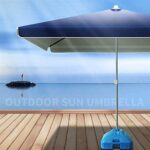 EVXOIJMS Parasole ogrodowe Parasol ogrodowy prostokątny Parasol z wysięgnikiem, wodoodporny, odporny na promieniowanie UV, do użytku na zewnątrz/w ogrodzie/na balkonie/w namiocie – Image 4