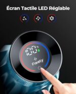 Fieety 550 W/45 kPa/60 min Bezprzewodowy odkurzacz pionowy, mocny odkurzacz bezprzewodowy z ekranem dotykowym z 2024 r., ładowanie ścienne, zabezpieczenie przed zapchaniem, 1,5 l, odkurzacze pionowe do... – Image 5