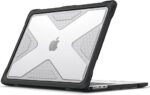 FINTIE Etui kompatybilne z MacBook Air 13,6 cala M3/M2 (2022-2024, model A3113/A2681) – wytrzymałe etui z twardym obudową i amortyzującymi wstrząsy krawędziami z TPU, hybrydowe etui zapewniające pełną ochronę...