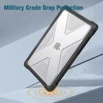 FINTIE Etui kompatybilne z MacBook Air 13,6 cala M3/M2 (2022-2024, model A3113/A2681) – wytrzymałe etui z twardym obudową i amortyzującymi wstrząsy krawędziami z TPU, hybrydowe etui zapewniające pełną ochronę... – Image 6