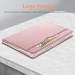 FINTIE Etui kompatybilne z MacBookiem Air 13,6 cala M3/M2 2024-2022, MacBookiem Air 13 M1 2020/2019/2018 i MacBookiem Pro 13 M2 M1 (2016-2022), etui z kieszenią na dokumenty, różowe złoto – Image 6