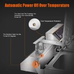 Profesjonalna frytkownica elektryczna, timer do frytkownicy komercyjnej i kranik do opróżniania frytkownicy ze stali nierdzewnej do kuchni restauracyjnej (20 l) () – Image 6