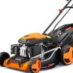 FUXTEC 4w1 Kosiarka spalinowa Rozruch elektryczny FX-RM5196eS – Szerokość koszenia 51 cm, System samobieżny, Funkcja mulczowania, Centralna regulacja wysokości koszenia, Kosz 60 l...