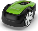 Greenworks Optimow S Kosiarka automatyczna Do powierzchni do 300 m² z nachyleniem 30%, ultra cicha, sterowanie przez Bluetooth, łatwa instalacja, zaawansowane funkcje bezpieczeństwa, ochrona...