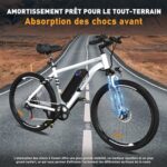 HITWAY Rower elektryczny, elektryczny rower górski z wymienną baterią litową 36V12Ah, miejski rower elektryczny z 7 biegami, silnikiem 250 W, zasięgiem 35-90 km dla dorosłych – Image 4