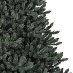 HODAGES Sztuczna choinka bożonarodzeniowa z drewna świerkowego bez oświetlenia, realistyczna i gęsta choinka bożonarodzeniowa z PVC do dekoracji zewnętrznej biura w domu, klasyczna choinka bożonarodzeniowa z… – Image 2