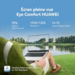 HUAWEI MateBook D 14 Laptop Intel Core i5-1240P UMA, H45, 16 GB RAM, 512 GB SSD, ekran 14" FullView, bez funkcji dotykowej, Windows 11 Home, klawiatura AZERTY, kolor szary – Image 2