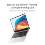 HUAWEI MateBook D 14 Laptop Intel Core i5-1240P UMA, H45, 16 GB RAM, 512 GB SSD, ekran 14" FullView, bez funkcji dotykowej, Windows 11 Home, klawiatura AZERTY, kolor szary – Image 5